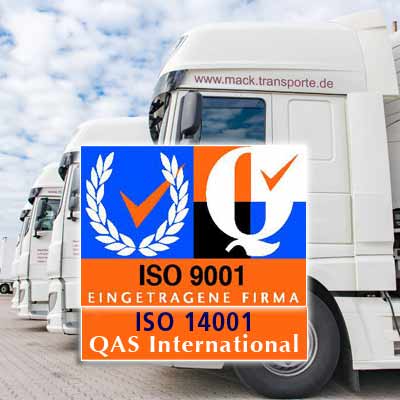 ISO 9001 und 14001 Zertifizierung